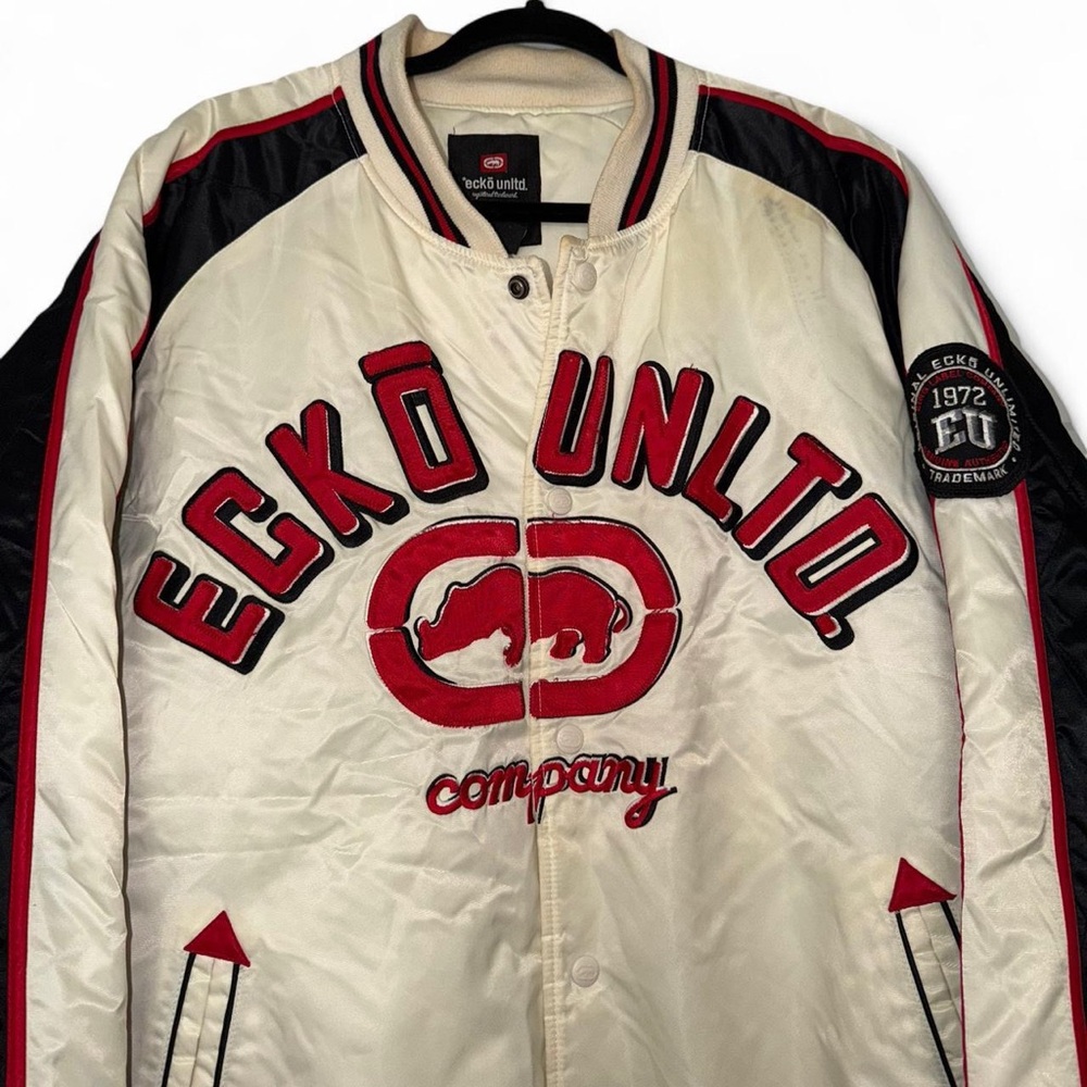 Vintage Eckō Unltd. Varsity Bomber Jacket size large